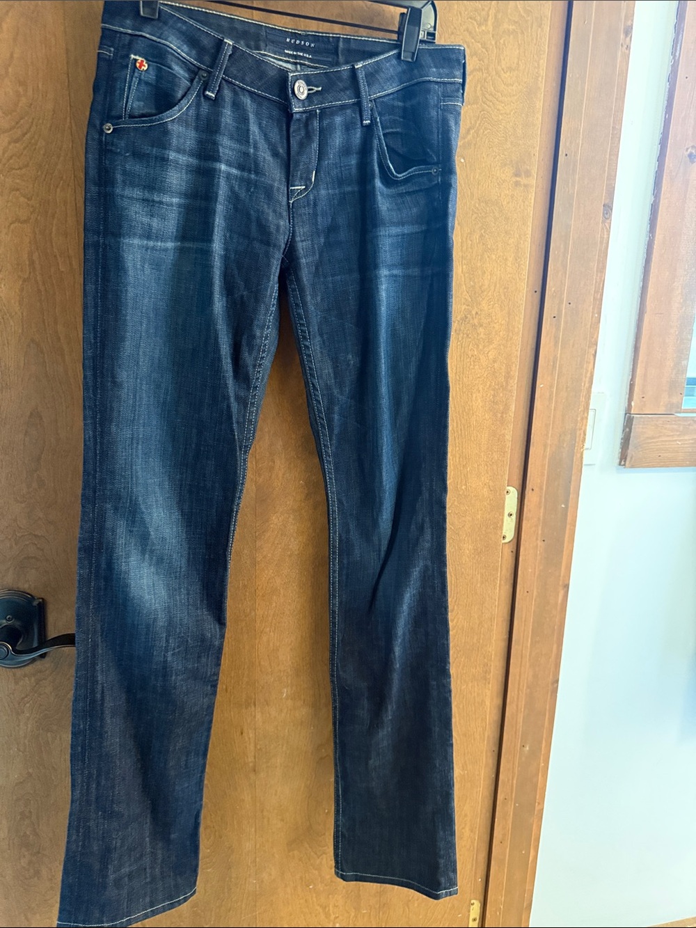 Dark Wash Hudson Jeans - Classic Straight Fit
